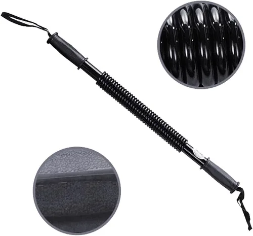 Vista 5 de Boshen Barra giratoria de potencia para entrenamiento de fuerza superior del cuerpo, entrenamiento de fuerza resistente, 44 libras/66 libras/88 110