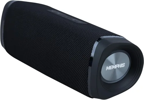 Vista 7 de Memphis MFLOWBTK Flow - Altavoz inalámbrico Bluetooth y auxiliar, resistencia al agua IPX7, color negro