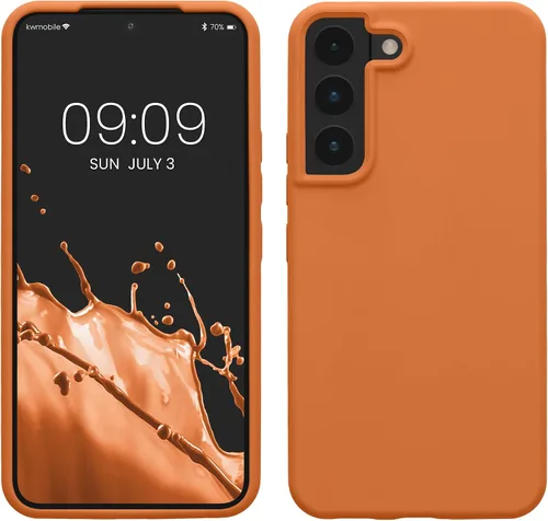 Vista 208 de kwmobile Funda compatible con Samsung Galaxy S9 - Funda de silicona TPU con acabado suave - Blue Reef