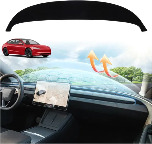 Vista 69 de CARTIST Cubierta negra para salpicadero para Toyota Solara 2004-2008, antideslizante, antirreflejo, protección UV, tapete interior de primera calidad