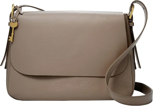 Vista 4 de Fossil Bolso bandolera Harper de cuero ecológico con solapa grande para mujer
