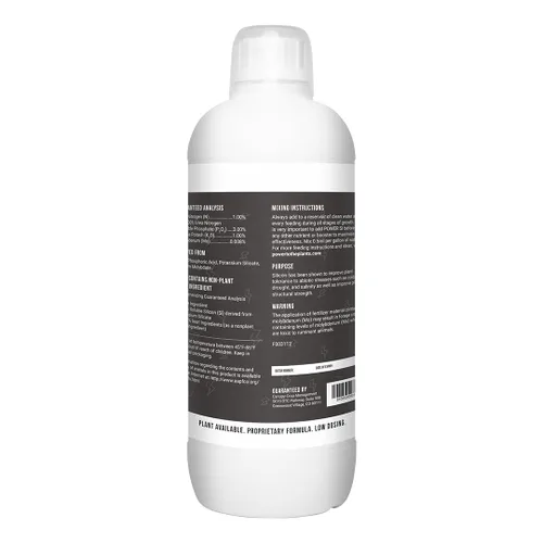 Vista 2 de PowerSI - Suplemento de sílice original de 1 litro, aditivo de fortalecimiento vegetal con ácido monosilícico, mejora la absorción de nutrientes