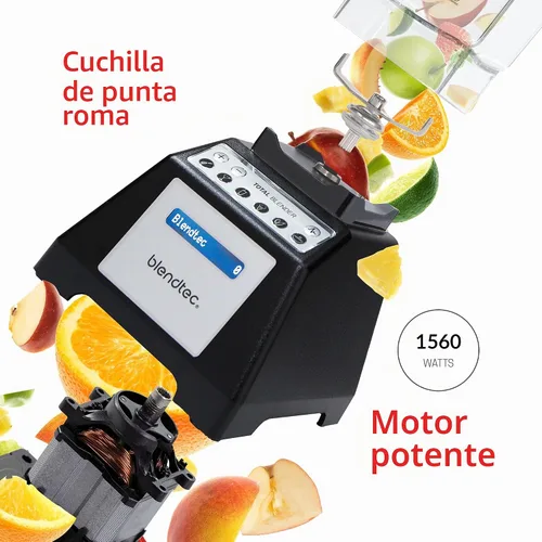 Vista 4 de Blendtec Total Blender Classic (Negro), WildSide+ Jar & GO Bottle