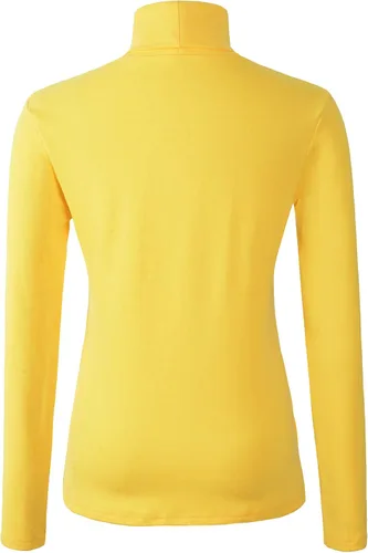 Vista 2 de HieasyFit suéter básico de cuello alto de algodón suave para mujer