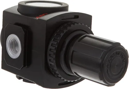 Vista 5 de ARO R37341-600-VS Regulador de aire 1/2" NPT, con calibre - 250 psi entrada máxima