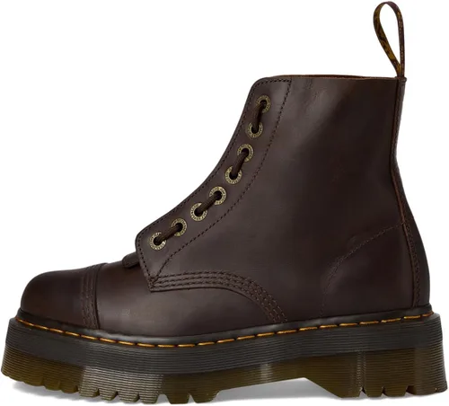 Vista 4 de Dr. Martens Botas de plataforma de cuero Sinclair unisex para adultos