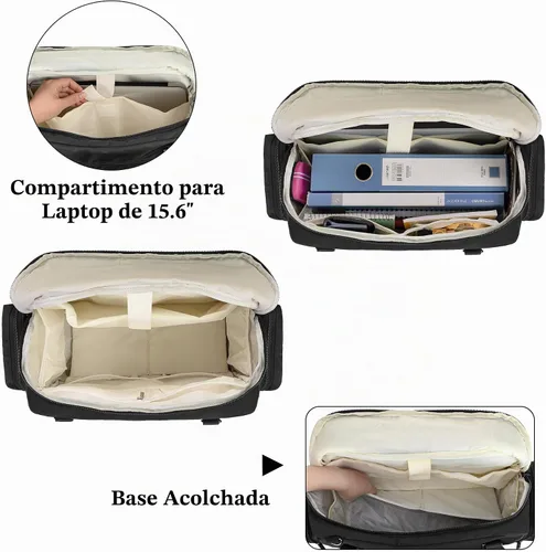 Vista 4 de LoDrid Bolsa de utilidad para profesores para trabajo escolar
