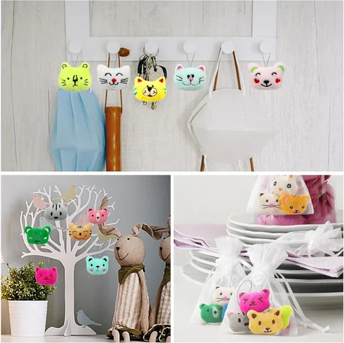 Vista 4 de XIPEGPA Juego de 50 juguetes de peluche de animales pequeños, llavero de juguete de peluche para recuerdos de fiesta, llavero adorno para bolsa