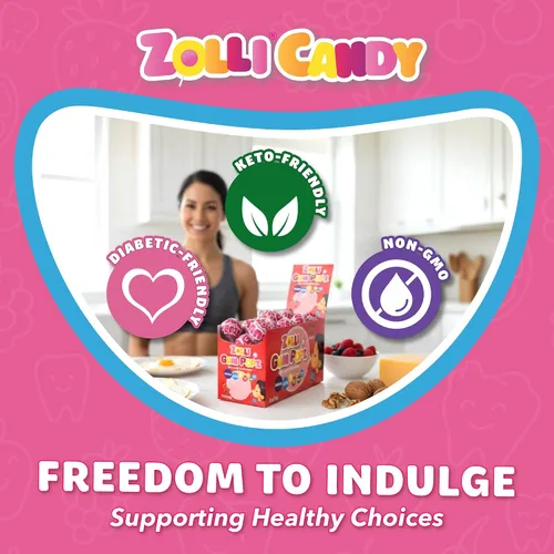 Vista 5 de Zolli GUM Popz - Mostrador de 40 unidades – Comodidad de exhibición con 40 unidades de Zolli GUM Popz para una experiencia sabrosa