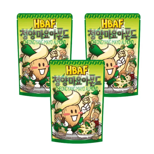 Vista 14 de [HBAF] Nuez de almendras crujientes de maíz horneado coreano Nutritivo y sin gluten Almuerzo para niños después de la escuela, trabajo, viaje