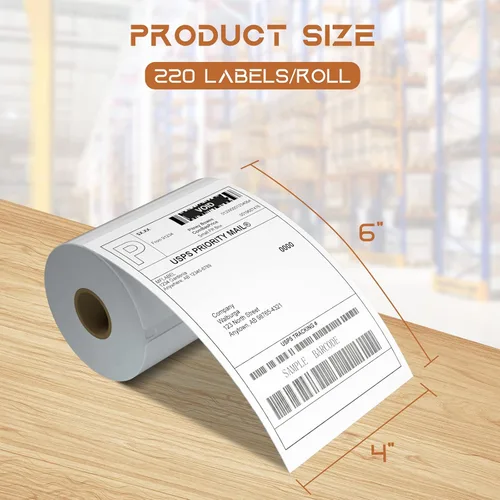 Vista 2 de MFLABEL® 1744907 Etiqueta de envío térmica para 4XL (2 rollos)