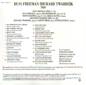 Vista 2 de Russ Freeman Trio Richard Twardzik