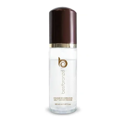 Vista 5 de Best Bronze Clear Travel Self Tanner Mousse - Espuma bronceadora sin sol para un bronceado claro, medio y oscuro personalizable, mousse de bronceado