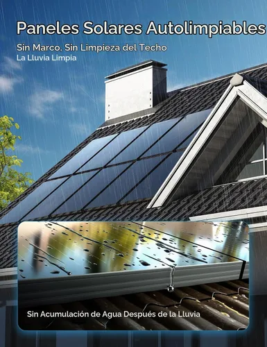 Vista 4 de STAR Paneles Solares de 100 Vatios, Panel Solar de 12/24V con Diseño de Superficie Completa y Libre de Mantenimiento, Monocristalino de Alta