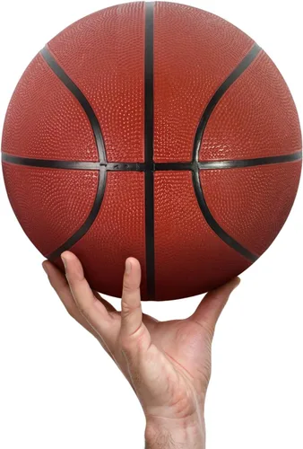 Vista 7 de Luwint Balón de baloncesto de goma tamaño 7, pelota deportiva oficial de 29.5 pulgadas, baloncesto para interiores y exteriores (se envía desinflado)