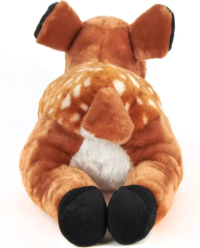 Vista 5 de The Petting Zoo Fawn - Peluche de animal de peluche, regalos para niños, animales salvajes de Onez, juguete de peluche Jumbo Fawn de 20 pulgadas