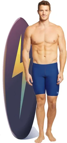 Vista 4 de Nabevin Bañador Jammer ProLT Endurance+Traje de baño de entrenamiento sólido para hombre