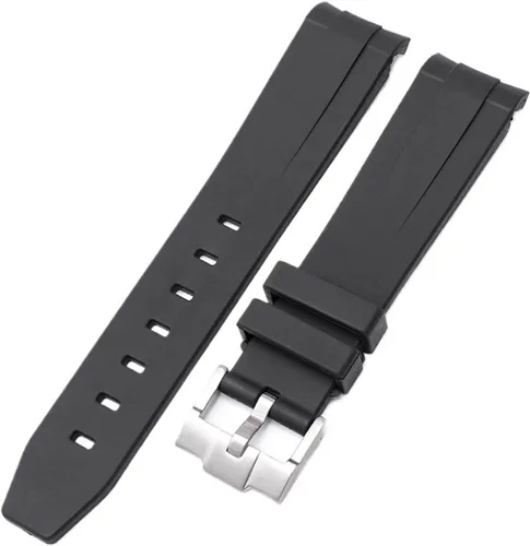 Vista 65 de Correa de camuflaje para Omega Moon Curvo Extremo Pulsera de goma de silicona Hombres Mujeres Sport Watch Band Accesorio 0.787 in