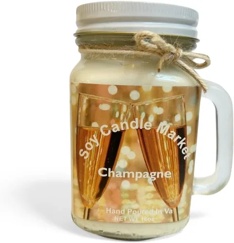 Vista 121 de Velas perfumadas de soja Velas hechas a mano y altamente aromáticas que queman hasta 85 horas en tarro de cristal, perfectas para decoración