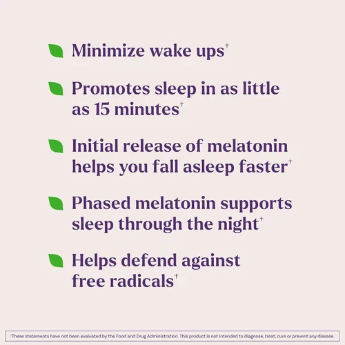 Vista 3 de Natrol - Gomitas de melatonina de 10 mg, gomitas de melatonina de liberación gradual para el sueño para adultos, minimizan los despertares