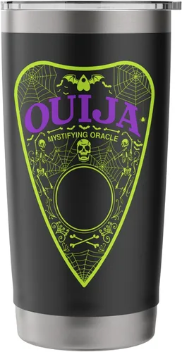 Vista 3 de Ouija Vaso aislado de acero inoxidable Neon Planchette