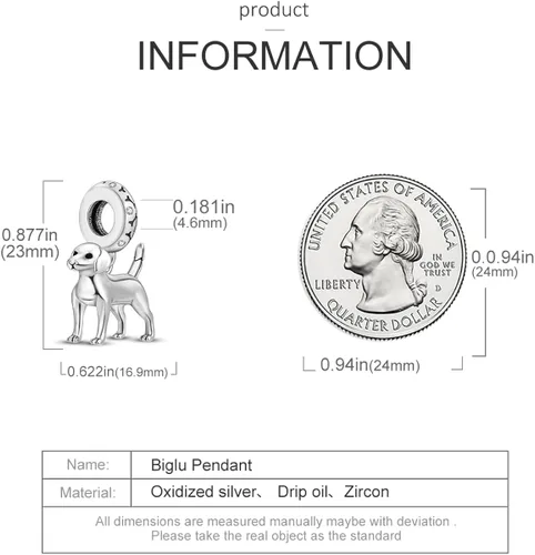 Vista 4 de NARMO 925 Sterling Silver Charms for Pandora Bracelets Silver Charms Clearance Christmas Gifts for Women Girls