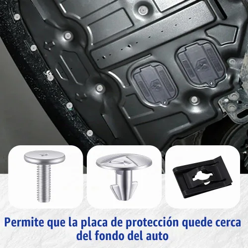 Vista 5 de 14 piezas de tornillos de perno de cubierta inferior del motor, cubierta de radiador premium y clips de acceso, 90674-TY2-A01 90105-TBA-A00 14 pzas
