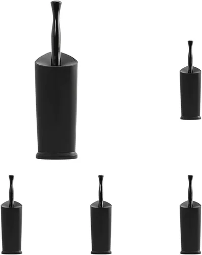 Vista 7 de Casabella Combo de Desatascador de Inodoro y Organizador Oculto para Baños, Juego de 2 Piezas de Desatascador de Inodoro de Servicio Pesado