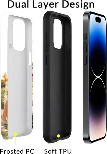 Vista 2 de Funda de teléfono con imágenes personalizadas para iPhone 17/16/15/14/13/12/11 Pro Max, compatible con MagSafe, funda protectora personalizada