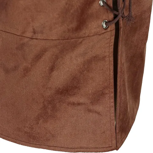 Vista 7 de Teyujosem Chaleco medieval de pirata para hombre, con cordones, steampunk renacentista