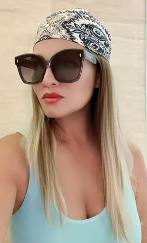 Vista 9 de Bonazzo - Gafas de sol de acetato de gran tamaño polarizadas con protección UV, modelo de moda, diseño de estilo moderno