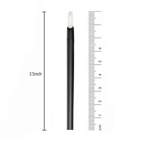 Vista 5 de 200 unids/set cepillos de labios desechables maquillaje cepillo lápiz labial brillo varitas aplicador herramienta maquillaje belleza herramientas