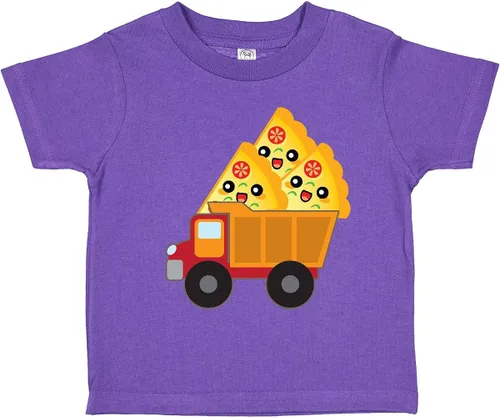 Vista 4 de inktastic Pizza Lover Food Truck Camiseta divertida para niños pequeños
