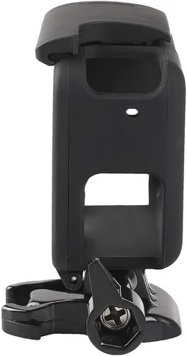 Vista 3 de Carcasa transparente para GoPro Hero 5/6/7, carcasa protectora de esqueleto, con hebilla de liberación rápida, tornillo de pulgar largo y tapa