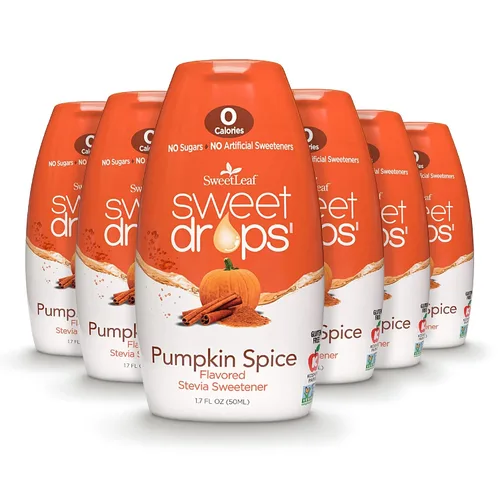 Vista 6 de SweetLeaf Sweet Drops - Botella exprimible con sabor a calabaza de 1.7 onzas (paquete de 3)