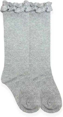Vista 7 de Jefferies Socks Hasta la rodilla con volantes para niña Negro