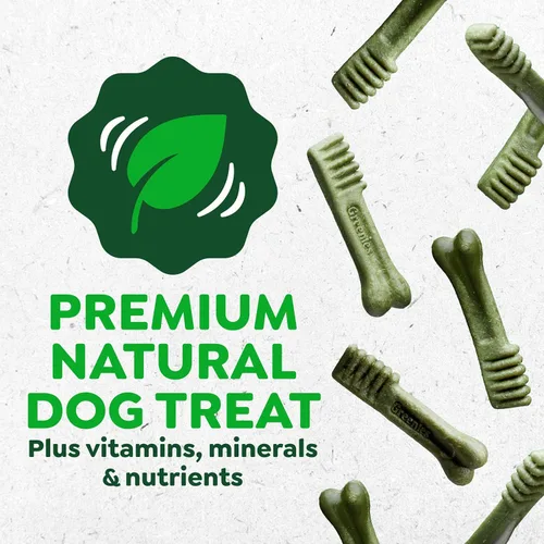Vista 7 de Greenies Golosinas dentales naturales recomendadas por veterinarios para cachorros, tamaño pequeño, golosinas dentales para perros, paquete de 6