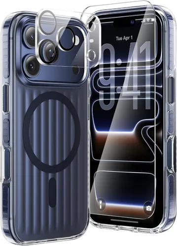 Vista 36 de Funda para iPhone 11, funda magnética con función atril [protección de grado militar] y [compatible con MagSafe], funda protectora delgada