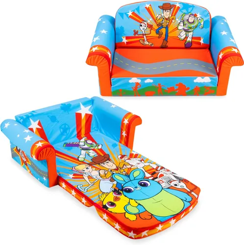Vista 16 de Muebles Marshmallow para niños, sofá de espuma 2 en 1, Minnie Mouse, por Spin Master