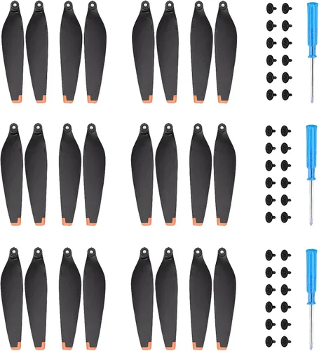 Vista 8 de Hélice para DJI Mini 4 Pro/Mini 3 Pro (16 unidades) Drone Replacement Low-Noise Quick-Release Blades Props Accessories with screws & driver. Not