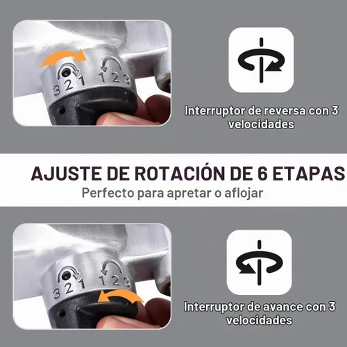 Vista 4 de ERGOMASTER Pistola de Llave de Impacto Neumática de 1 Pulgada de Alto Torque, Juego de Llave de Impacto Neumática de Servicio Pesado con Mango en D