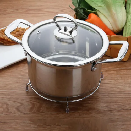 Vista 5 de Steaming Rack Stand Stainless Steel for Pots and Pans