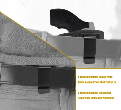 Vista 2 de Funda interior de la cintura para funda oculta para pistola de transporte oculto para mini pistolas compactas compactas de tamaño completo