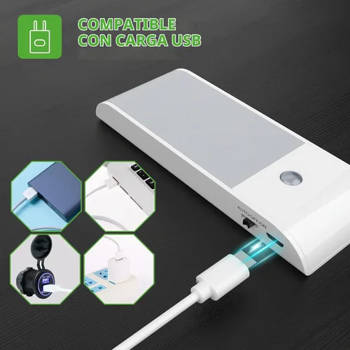 Vista 6 de 10L0L Luz Universal para Techo de Carrito de Golf, Luz Cúpula LED Recargable por USB con Sensor de Movimiento Inalámbrico