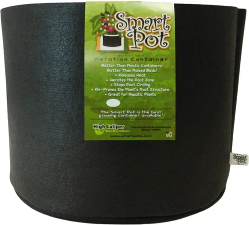 Vista 7 de Smart Pots Contenedor de lados suaves Smart Pot de 3,785 litros, color negro