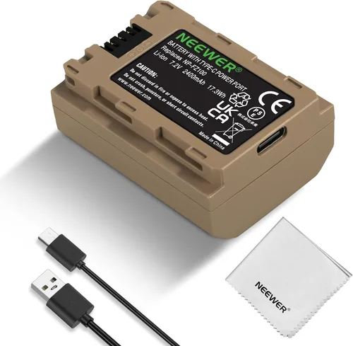Vista 13 de NEEWER Zfc Z30 Z50 - Batería de repuesto de 1250 mAh EN-EL25, compatible con cámara Nikon Zfc Z30 Z50, cargador de batería MH-32, carga rápida