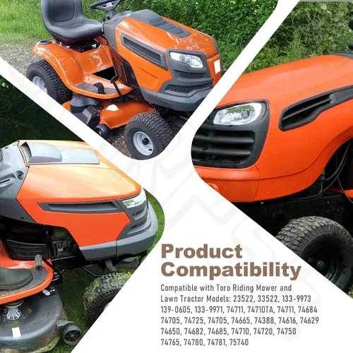 Vista 7 de 120-4206 Junta de tapa de válvula compatible con cortacésped Exmark Toro TimeCutter, compatible con modelos 74616, 74629, 74621, 127-9358