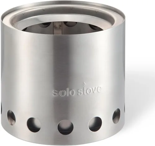Vista 4 de Solo Stove & Pot 900 Combo: sistema de cocina a leña ultraliviana. Kit de cocina liviana para excursionismo, camping, supervivencia. Quema ramas,