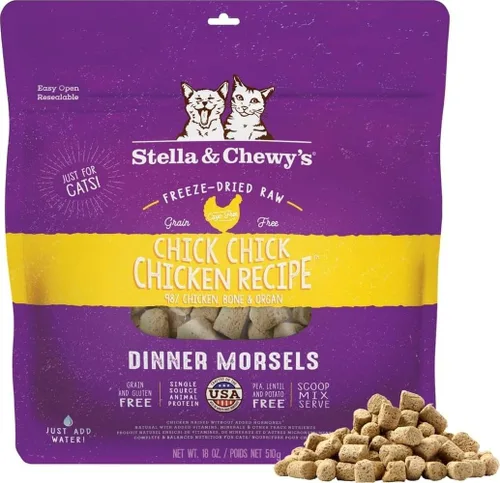 Vista 24 de Stella & Chewy's - Bocadillos liofilizados crudos para gatos.