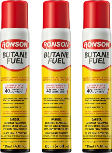 Vista 11 de Ultra combustible de butano marca Ronson